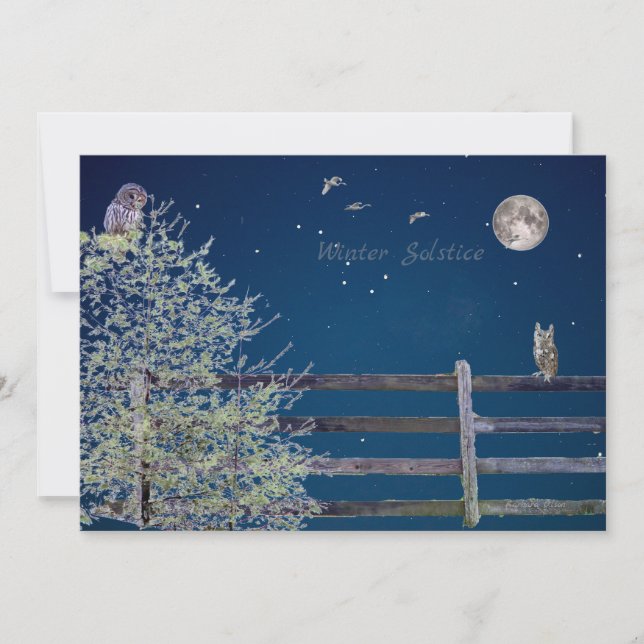 Festiva Tarjeta de vacaciones plana (Anverso)