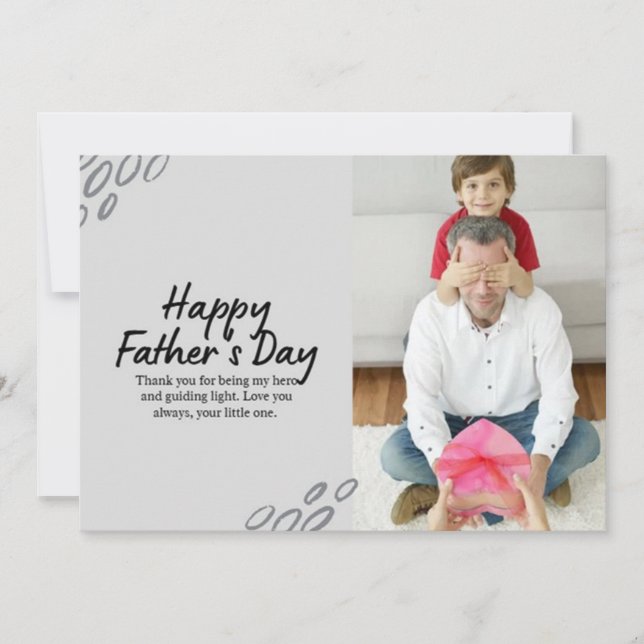 Festiva Tarjeta de vacaciones plana (Anverso)