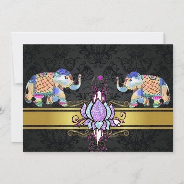 Festiva Tarjeta de vacaciones plana (Anverso)