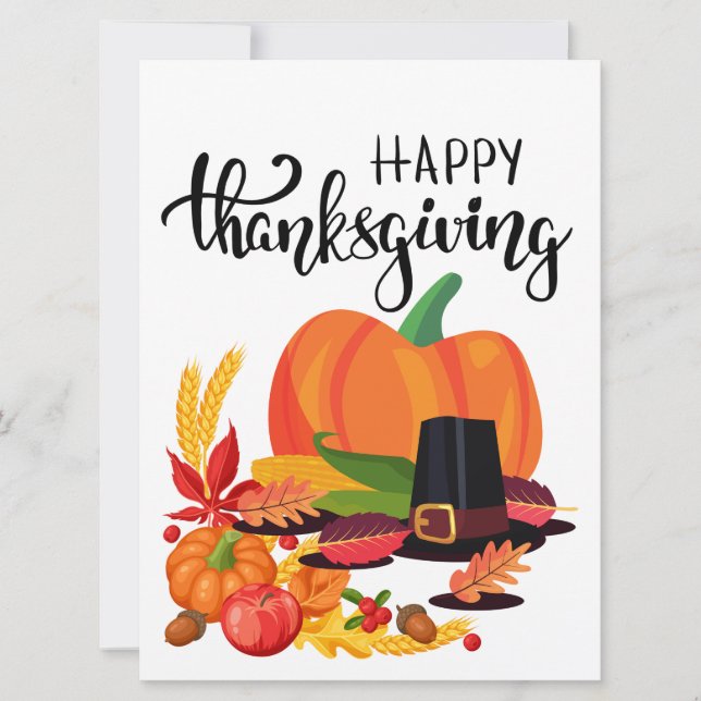 Festiva Tarjeta de vacaciones plana (Anverso)