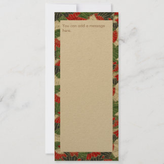 Festiva Tarjeta de vacaciones plana