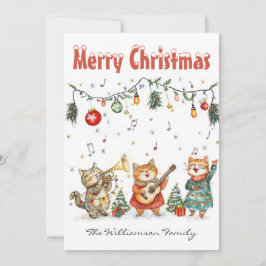 Festiva Tarjeta de vacaciones plana