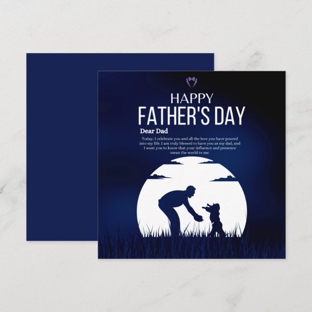 Festiva Tarjeta de vacaciones plana (Anverso / Reverso)