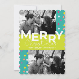 Festiva Tarjeta de vacaciones plana