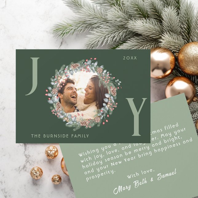 Festiva Tarjeta de vacaciones plana (Subido por el creador)