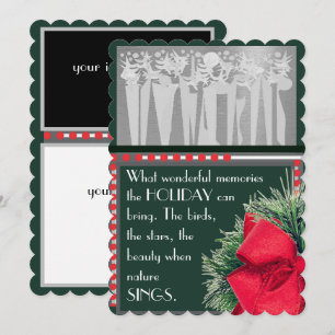 Festiva Tarjeta de vacaciones plana