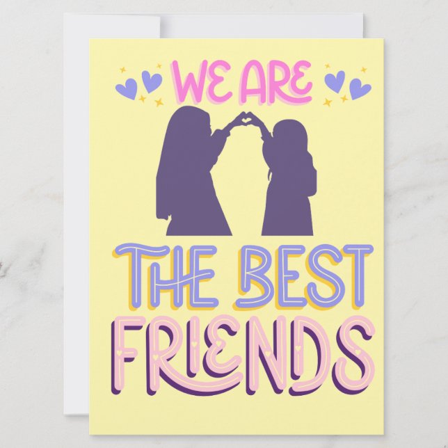 Festiva Tarjeta de vacaciones plana (Anverso)