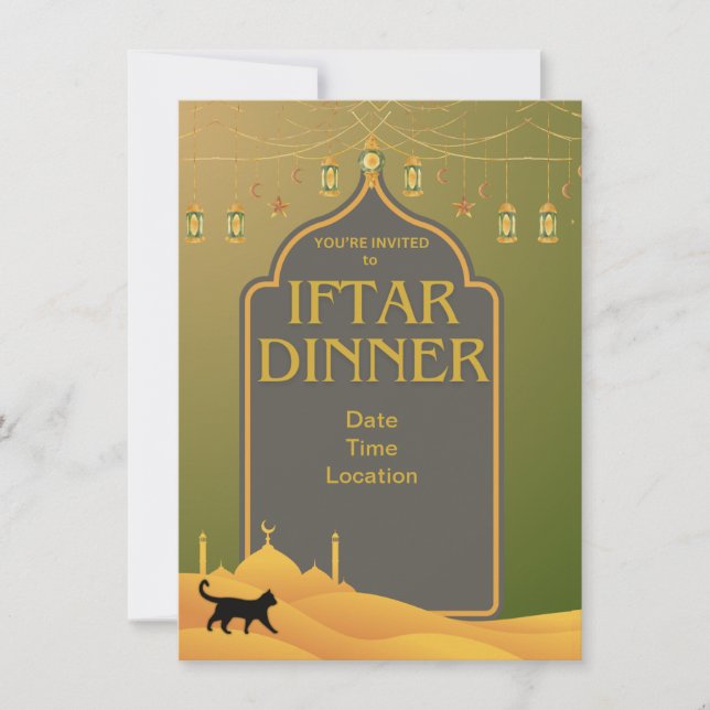 Festiva Tarjeta de vacaciones plana (Anverso)