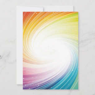 Festiva Tarjeta de vacaciones plana de 5" x 7"