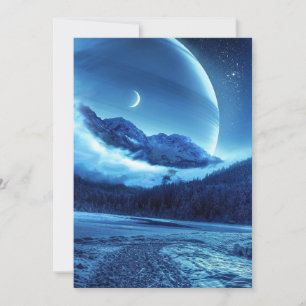 Festiva Tarjeta de vacaciones plana de 5" x 7"
