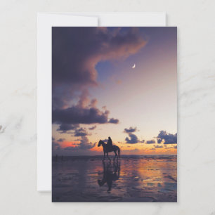 Festiva Tarjeta de vacaciones plana de 5" x 7"