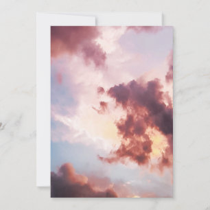 Festiva Tarjeta de vacaciones plana de 5" x 7"