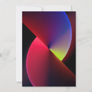 Festiva Tarjeta de vacaciones plana de 5" x 7"