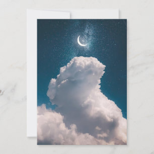 Festiva Tarjeta de vacaciones plana de 5" x 7"