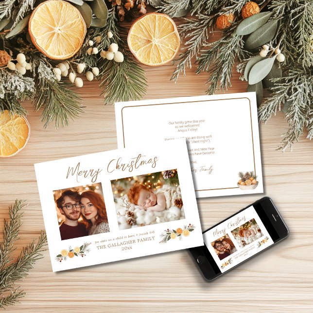 Festiva Tarjeta de vacaciones plana de los Navidades del c (Subido por el creador)