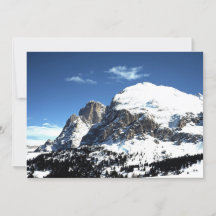 Tarjeta de vacaciones Plattkofel y Langkofel Italy