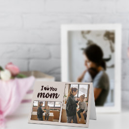 Festiva Tarjeta de vacaciones plegable con fotos personali