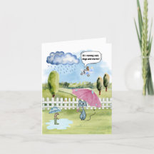 Tarjeta de vacaciones plegada