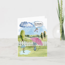 Festiva Tarjeta de vacaciones plegada