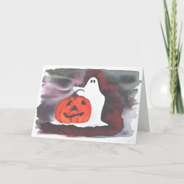 Festiva Tarjeta de vacaciones plegada (Anverso)