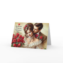 Tarjeta de vacaciones plegada del Día de San Valen