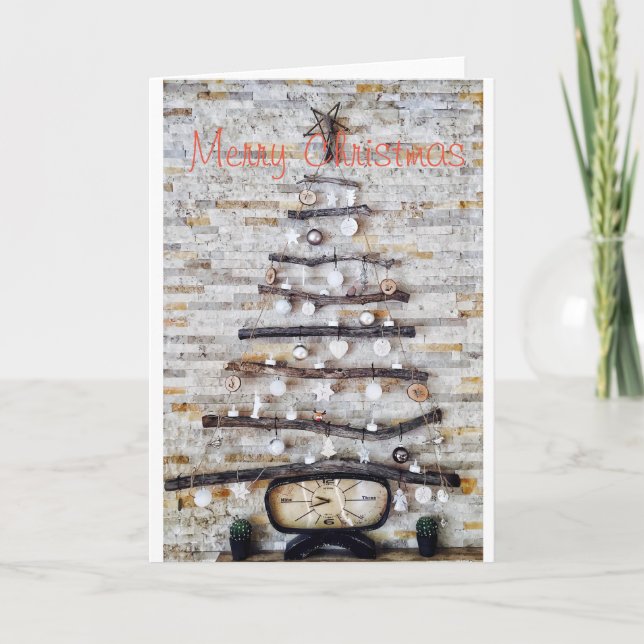 Festiva Tarjeta de vacaciones plegada estándar de 5" x 7" (Anverso)