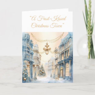 Festiva Tarjeta de vacaciones plegada - Tarjeta de eleganc