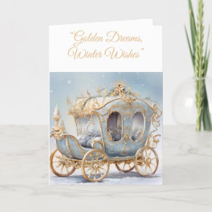 Festiva Tarjeta de vacaciones plegada - Tarjeta de eleganc