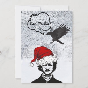 Festiva Tarjeta de vacaciones Poe Ho Ho Ho