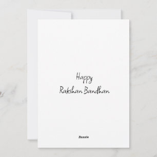 Festiva Tarjeta de vacaciones Rakshan Bandhan