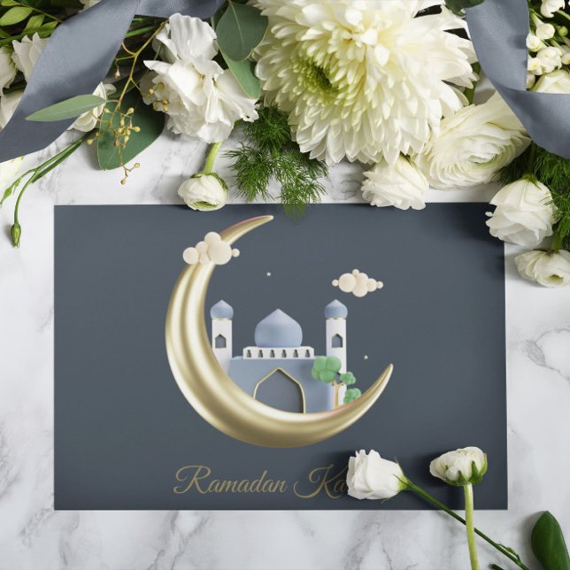 Festiva Tarjeta de vacaciones Ramadan Kareem Ramadan Mubar (Subido por el creador)