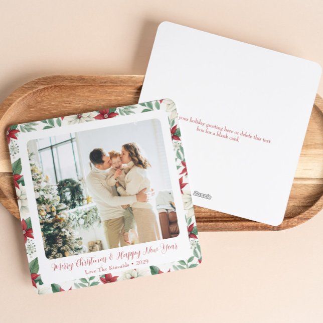 Festiva Tarjeta de vacaciones redondeada de borde de Poins (Subido por el creador)