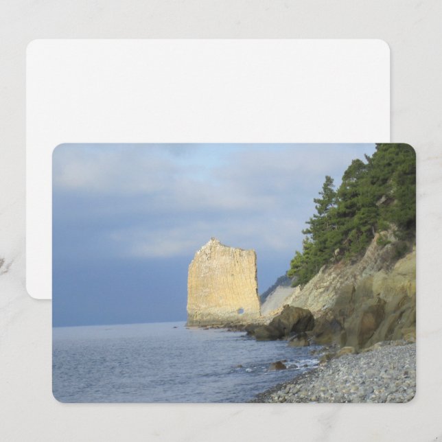 Festiva Tarjeta de vacaciones Sail Rock Flat (Anverso / Reverso)