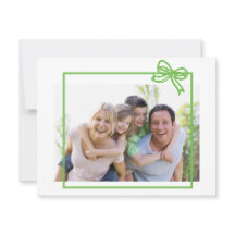 Tarjeta de vacaciones simple de Navidades de marco