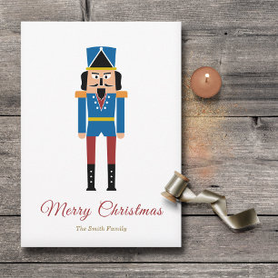 Festiva Tarjeta de vacaciones simple para Navidades de nue