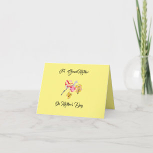 Festiva Tarjeta de vacaciones : Te amo GrandMother