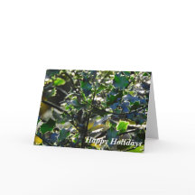 Tarjeta de vacaciones verde de Dublín