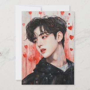 Festiva Tarjeta de Valentine de KPop