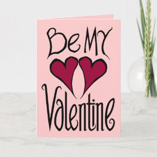 Festiva Tarjeta de Valentine Hearts