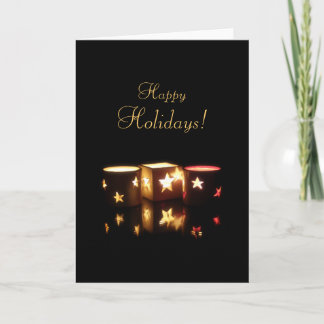 Festiva Tarjeta de velas de navidades