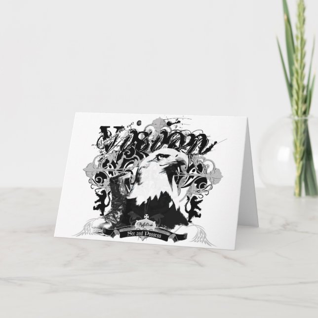Festiva Tarjeta de visión - Ver y poseer - Personalizada (Anverso)