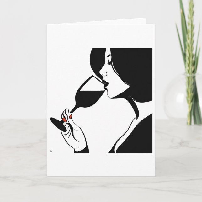 Festiva Tarjeta de Wine Art (Anverso)