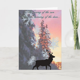 Festiva Tarjeta de Yuletide