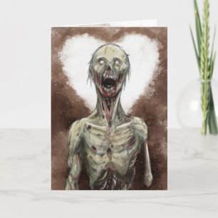 Festiva Tarjeta del amor del zombi