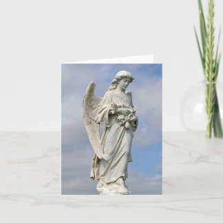 Festiva Tarjeta del ángel del día de fiesta