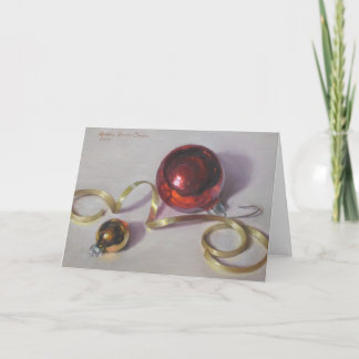 Festiva Tarjeta del arte de los "ornamentos y de la cinta"