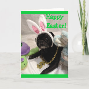 Festiva Tarjeta del barro amasado de Pascua
