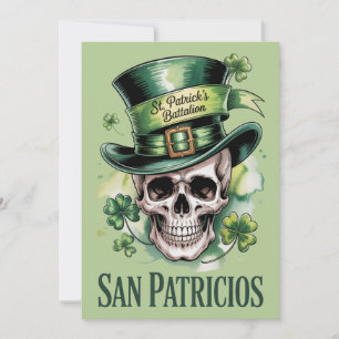 Festiva Tarjeta del Batallón de San Patricio