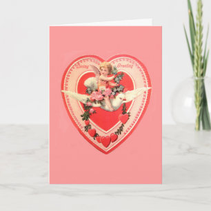 Festiva Tarjeta del corazón de la tarjeta del día de San