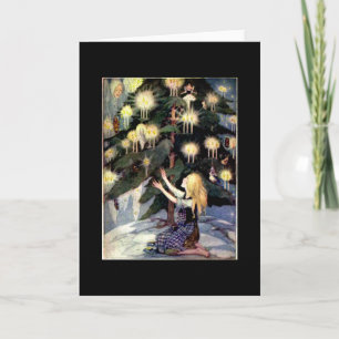 Festiva Tarjeta del cuento de hadas del vintage